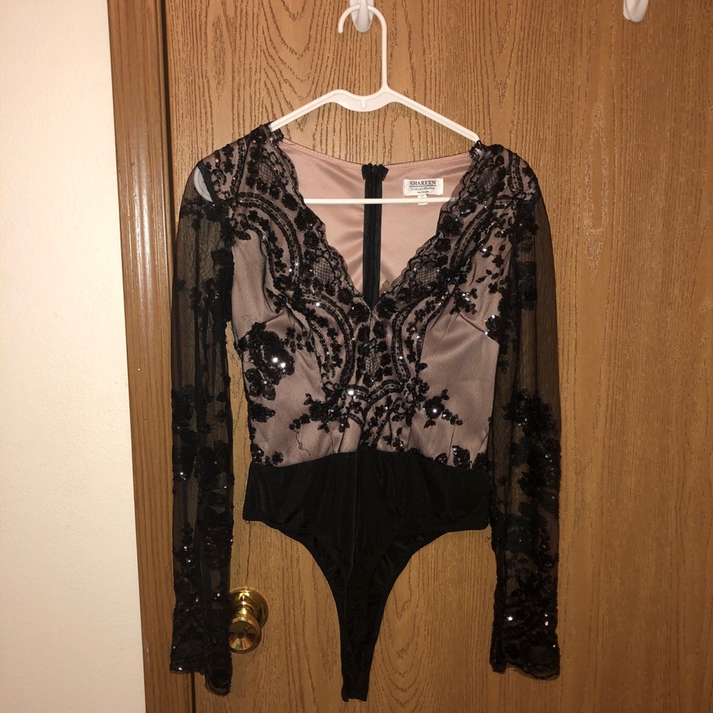 Shareen Collections Australia Sequined Body Suit